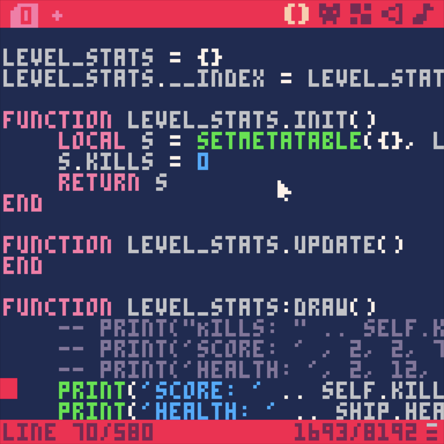PICO-8 Screenshot